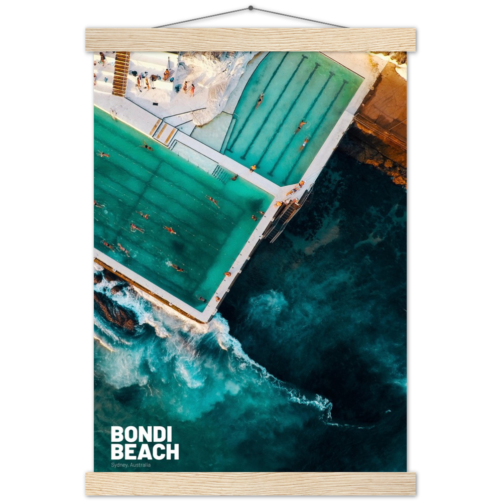 Bondi Beach - A3 Poster & Hanger